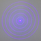 Five Concentric Circles DOE Laser Module With Round Spot